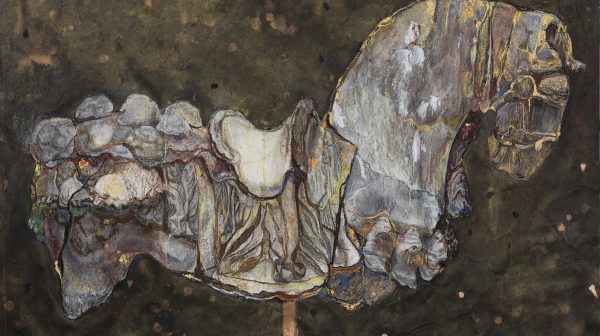 Horse with Pearl and Jade Necklace