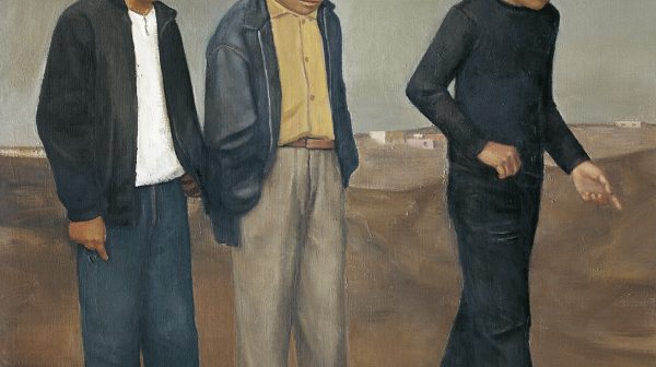 Three Men Walking