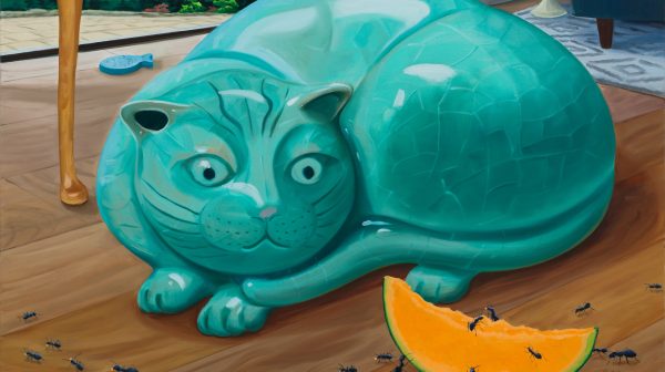 Observing Ants Stealing Melon