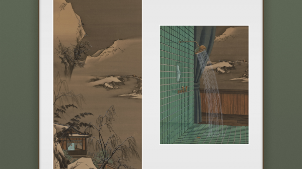 窗中景——雪景山水