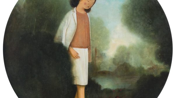 A Women in the Woods