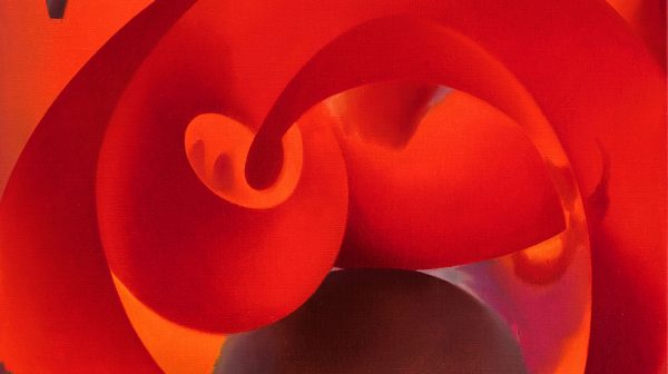 Strontium Flame Spiral