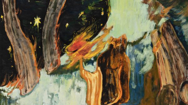 Windy and snowy night in Chicago-2