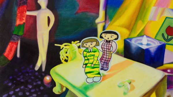 玛拉和穆特在床侠身上弹跳