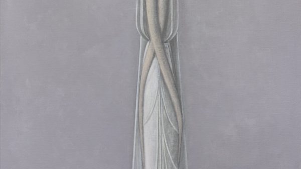 tanding Woman in White