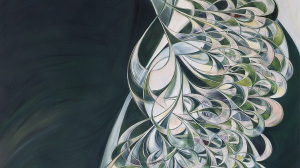 垂下的手触摸永恒的翡翠